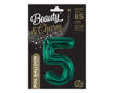 Picture of FOIL BALLOON NUMBER 5 BOTTLE GREEN 34 INCH